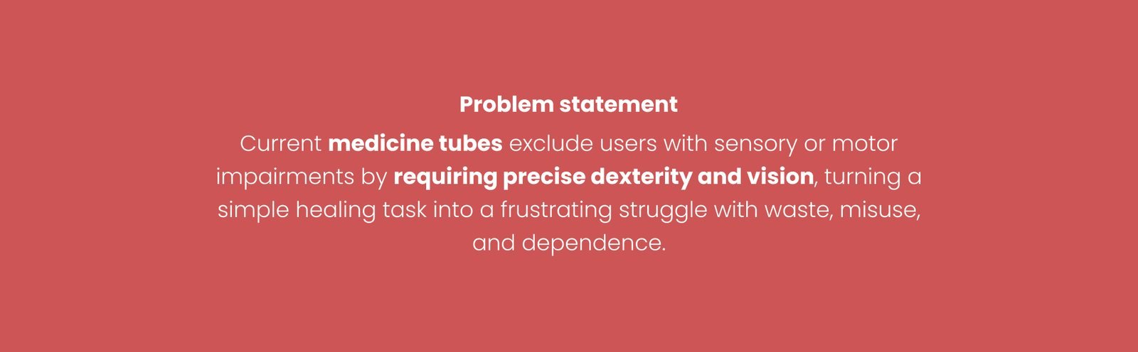 Inclusive: Problem statement