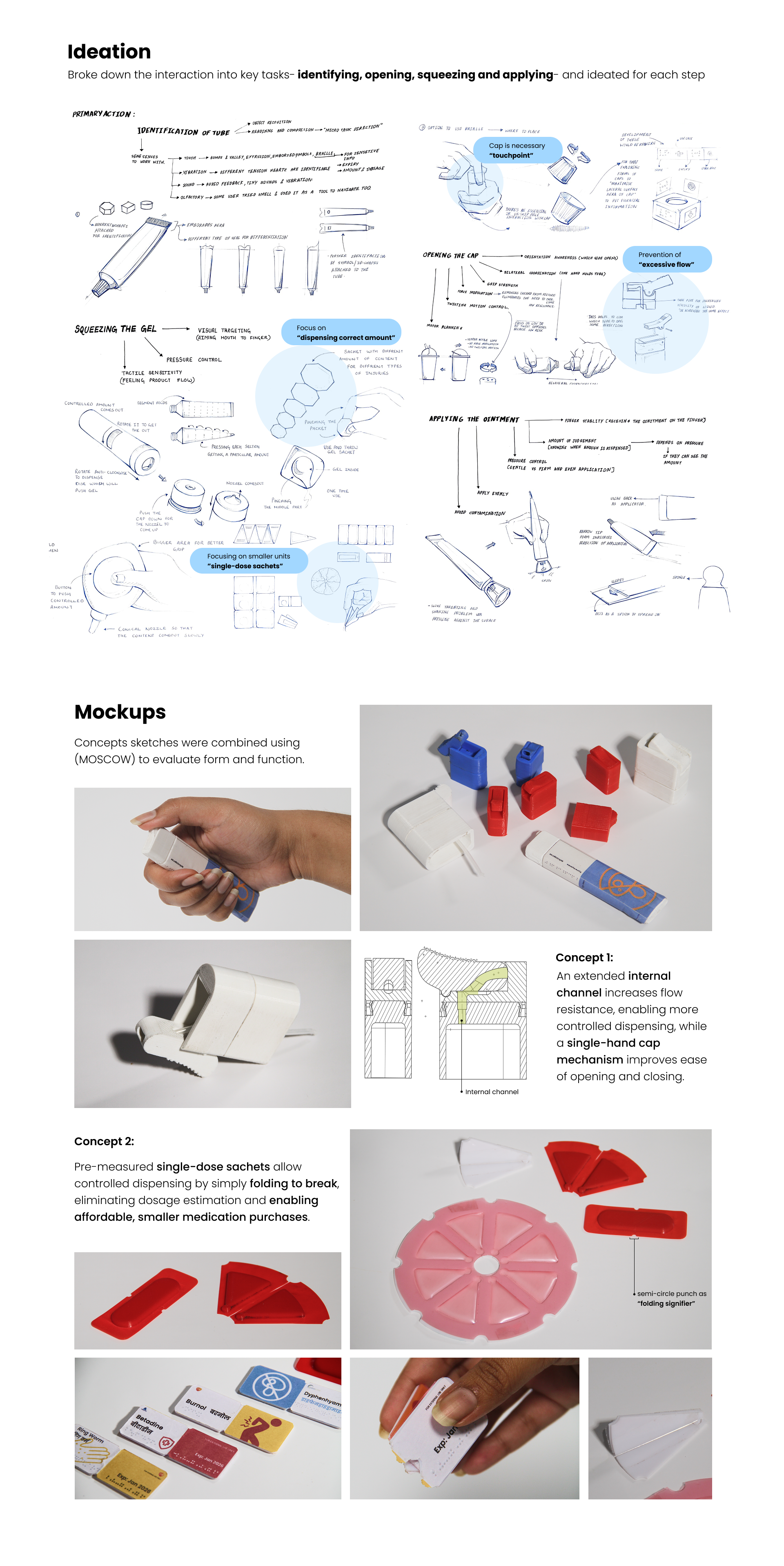 Inclusive — Ideations and mockups